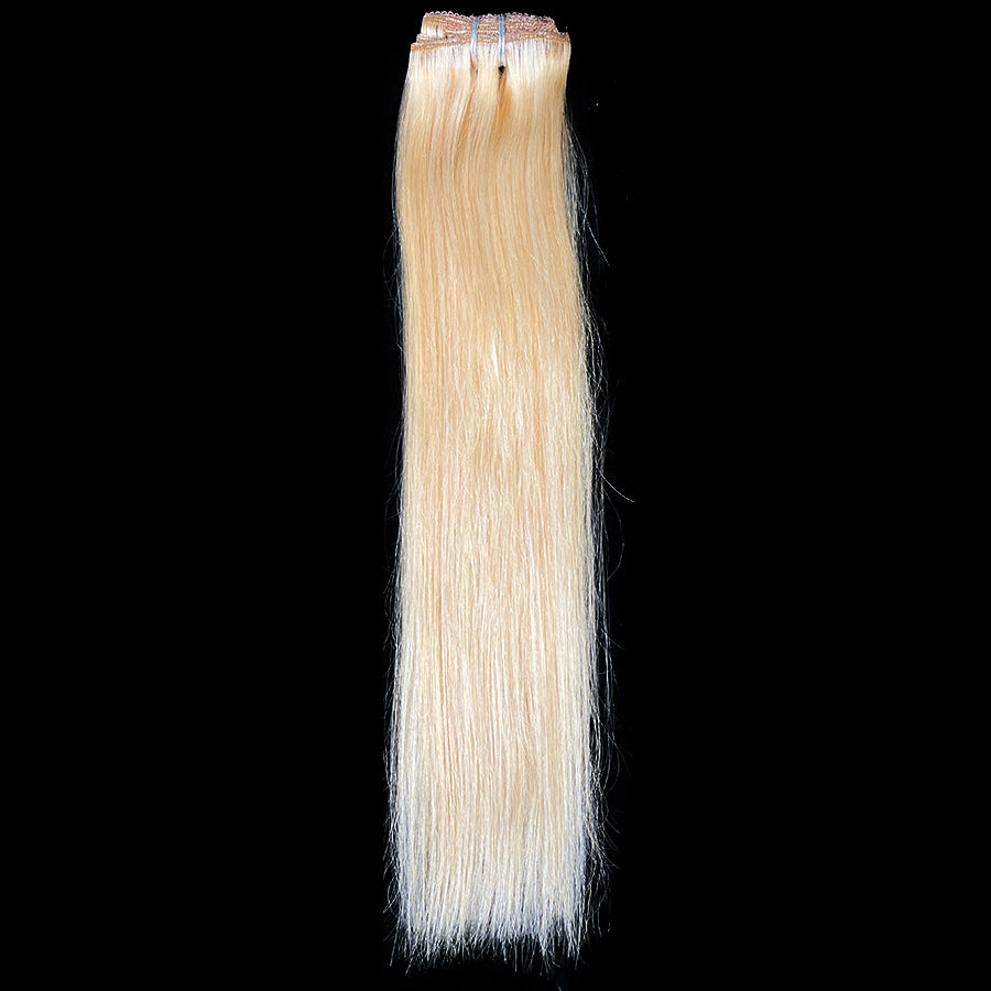 8A Straight Clip-In Human Hair Extension Color #27/613 - eHair Outlet