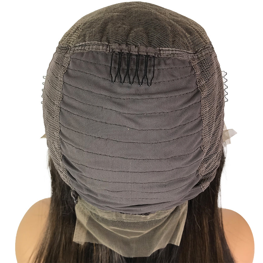 Remy Straight Lace Frontal Wig  #2/6/2 - eHair Outlet