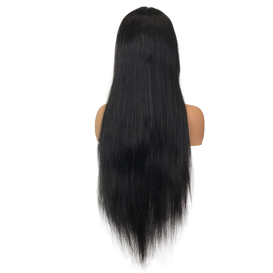 HD 8A Malaysian Straight Lace Frontal Human Hair Wig - eHair Outlet