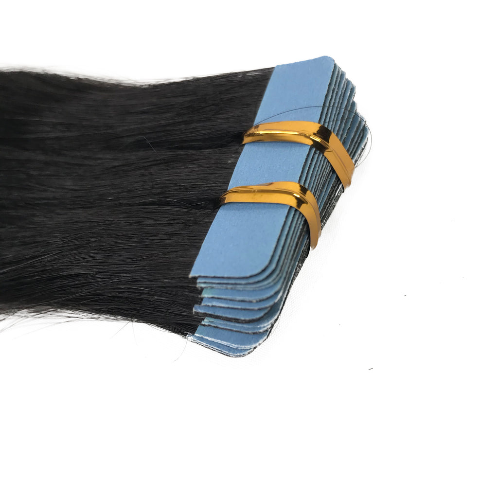 9A Straight Tape-In Human Hair Extension Natural - eHair Outlet