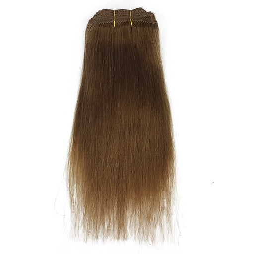5A 10" Yaki Straight Human Hair Extension Color #1/#1B/#27/#33 - eHair Outlet