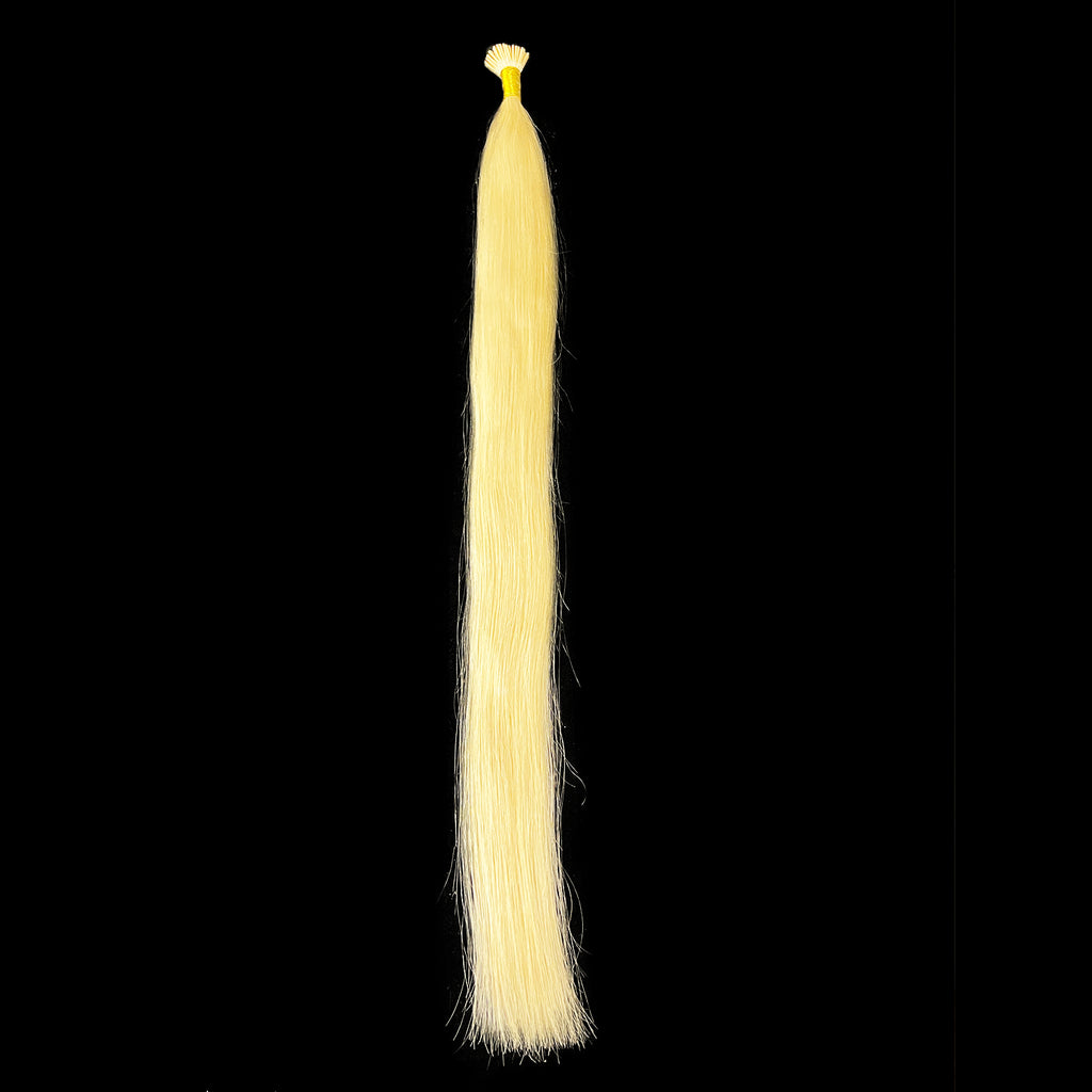 9A Malaysian I-Tip Silky Straight Human Hair Extension Color #613 - eHair Outlet