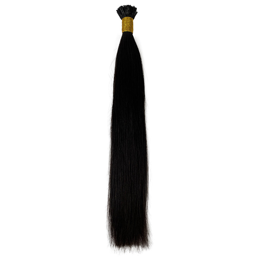 10A I-Tip Silky Straight Human Hair Extension Natural - eHair Outlet