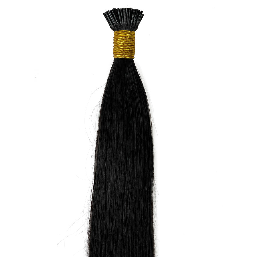 10A I-Tip Silky Straight Human Hair Extension Natural - eHair Outlet