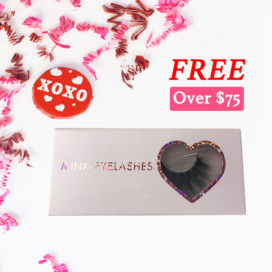 Free 3D Mink Eyelash for Valentine’s Day Over$75 - eHair Outlet