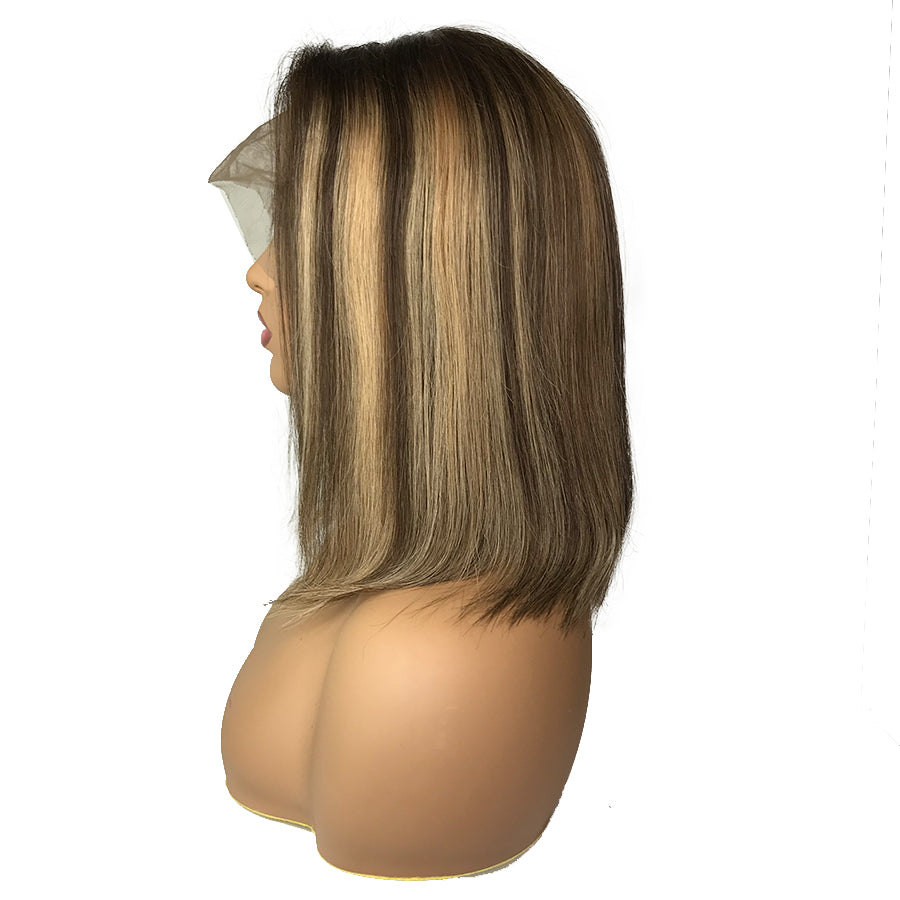 Remy Straight 13"X 6"Lace Frontal Bob Wig  #4/27/4 - eHair Outlet