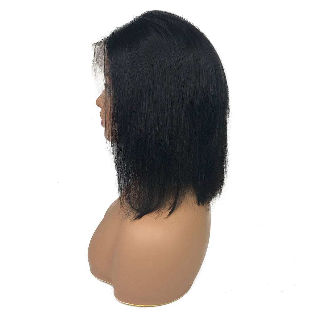 Remy Straight 13"X 4"Lace Frontal Bob Wig  Natural - eHair Outlet