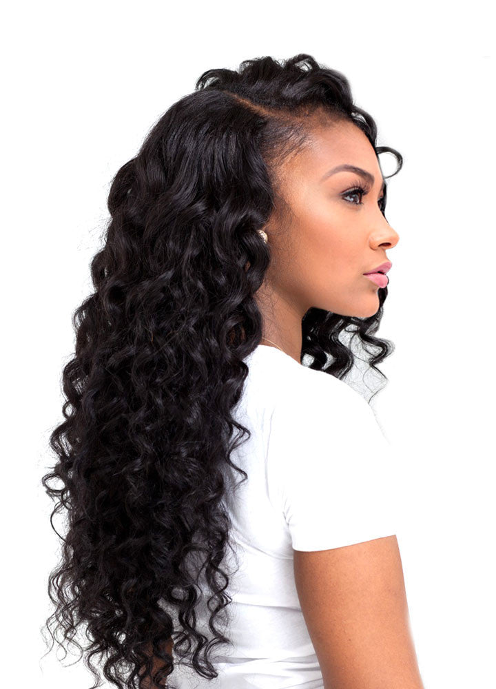 Wavy Curly Ponytail Extensions, 100% Human Hair