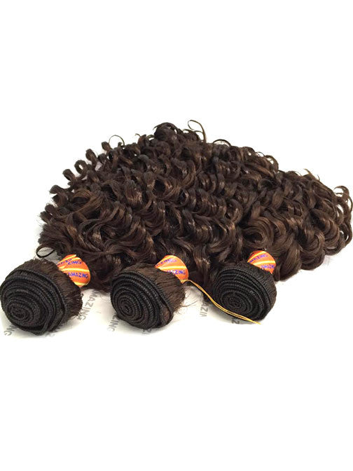 Judy Deep Wave 3 Bundle Set Synthetic Hair Extension Color 33 - eHair Outlet