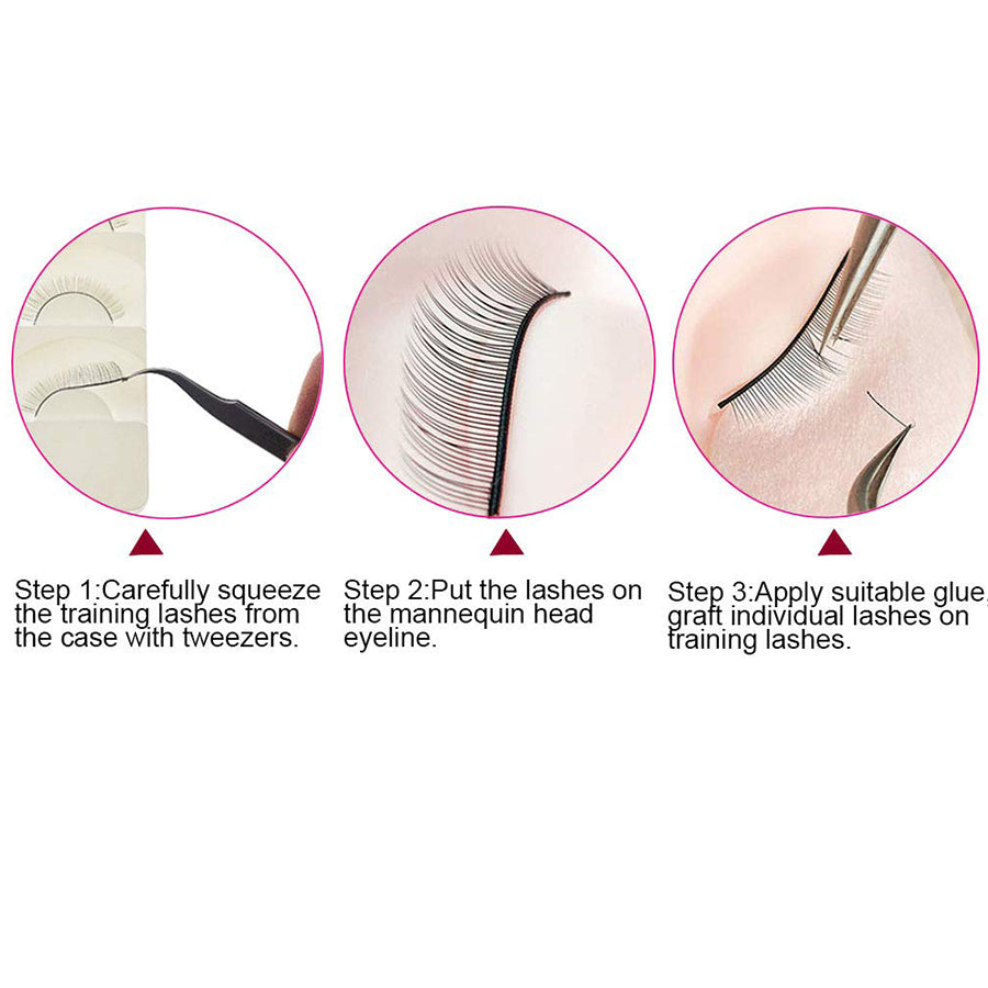 Practice Lashes for Eyelash Extensions Supplies - eHair Outlet